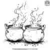 Magical Cauldrons Coloring Pages