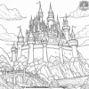 Magical Kingdom Fortress Coloring Pages