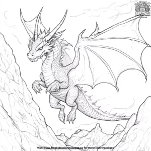 Majestic Dragons Coloring Pages