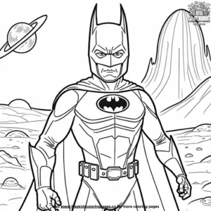 Martian Batman Coloring Pages