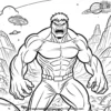 Martian Hulk Coloring Pages