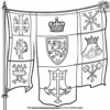 Medieval Kingdom Flags Coloring Pages