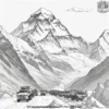 Mount Everest Scenes Coloring Pages