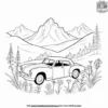 Mountain Wildflower Coloring Pages