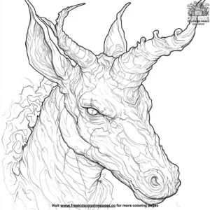 Mysterious Beast Coloring Pages