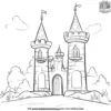 Mystical Castle Towers Coloring Pages