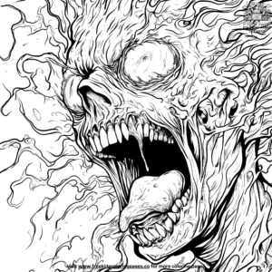 Nightmarish Creatures Coloring Pages