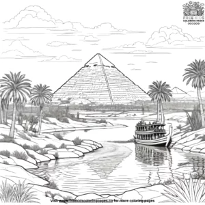 Nile River Coloring Pages