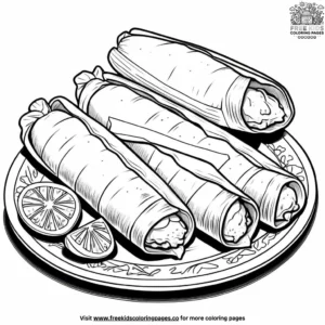 Oaxacan tamales fun coloring pages