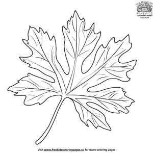 Papaya Leaf Coloring Pages