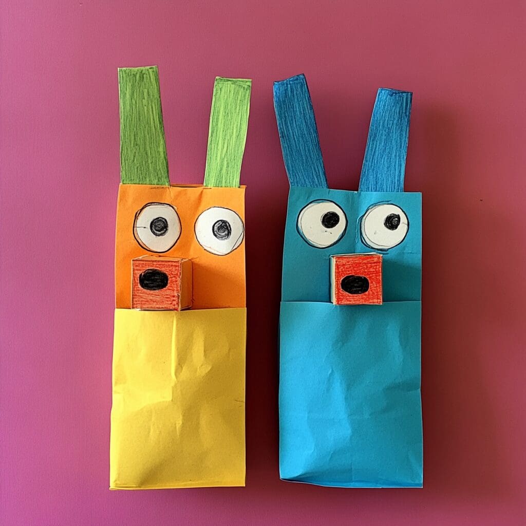 Paper bag puppets 1