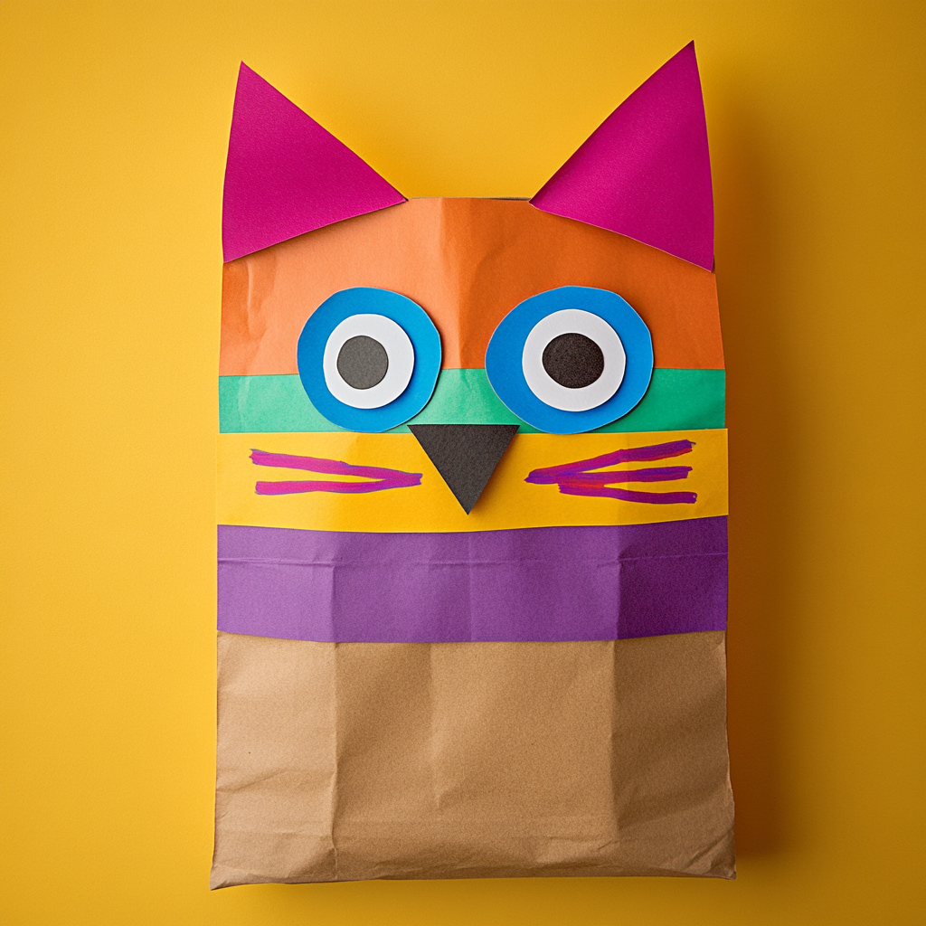 Paper bag puppets 2