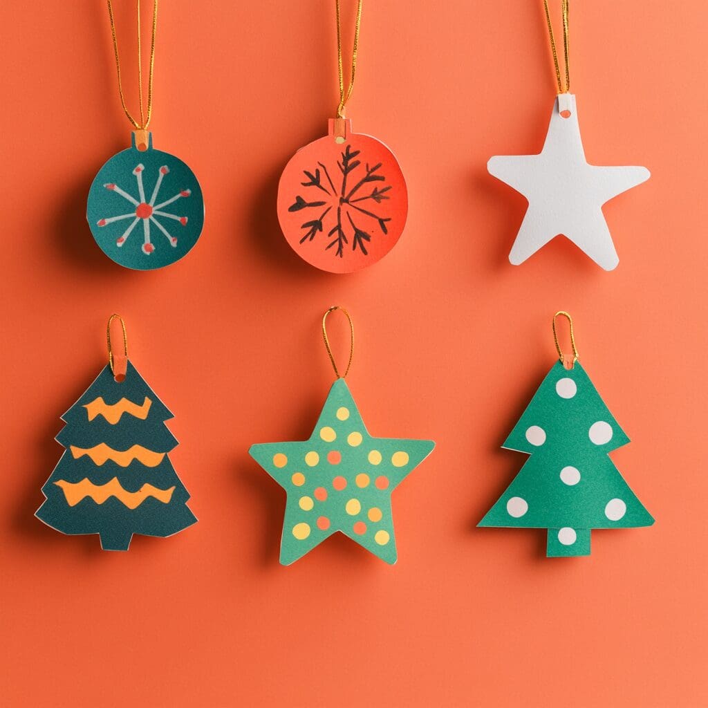 Paper christmas ornaments 2