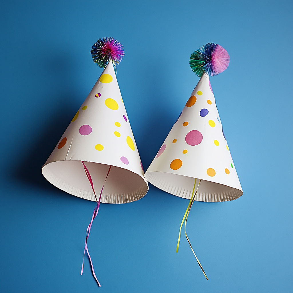 Paper plate party hats 3