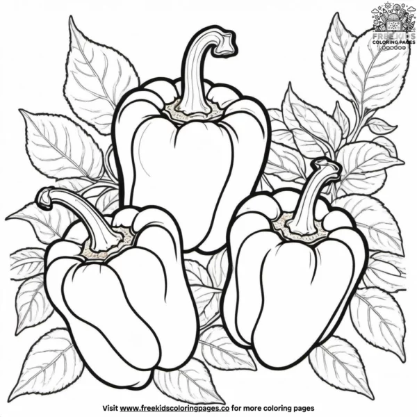 Pepper pals coloring pages