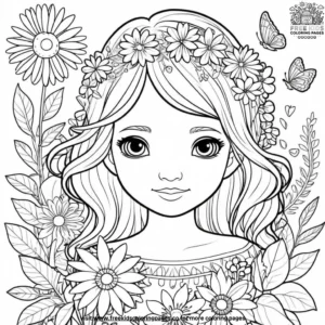 Petal Pals Playtime Coloring Pages