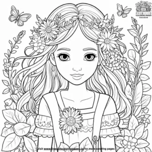 Petal Party Coloring Pages