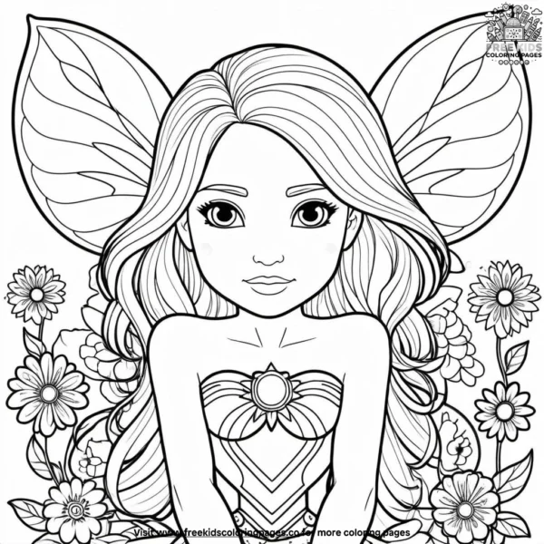 Petal power coloring pages