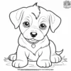 Playful Puppy Coloring Pages