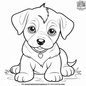 Playful Puppy Coloring Pages