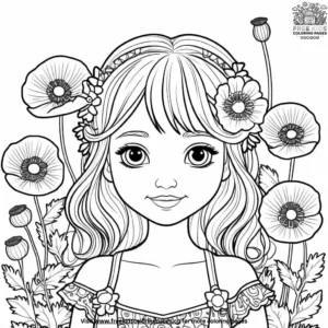 Poppy Pal Coloring Pages