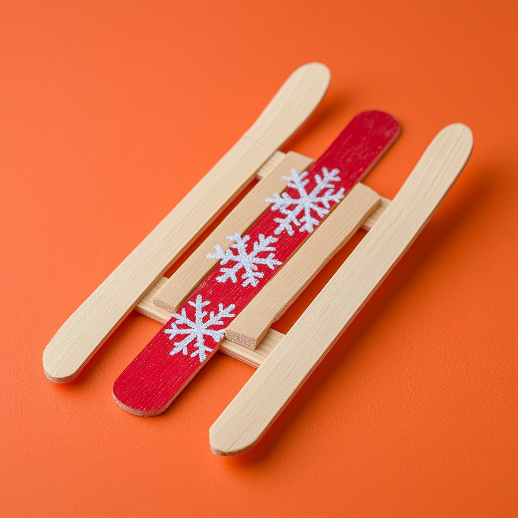 Popsicle stick sleds 3