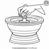 Pottery Wheel Coloring Pages