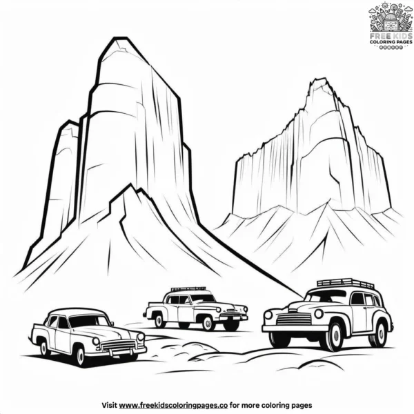 Rocky heights coloring pages