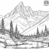 Rocky Mountains Coloring Pages