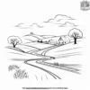 Rolling Hills Coloring Pages