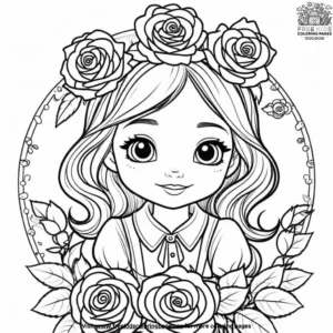 Rosy Rascal Coloring Pages