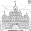 Royal Palace Coloring Pages