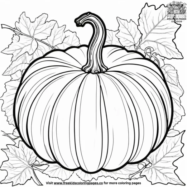 Silky pumpkin coloring pages