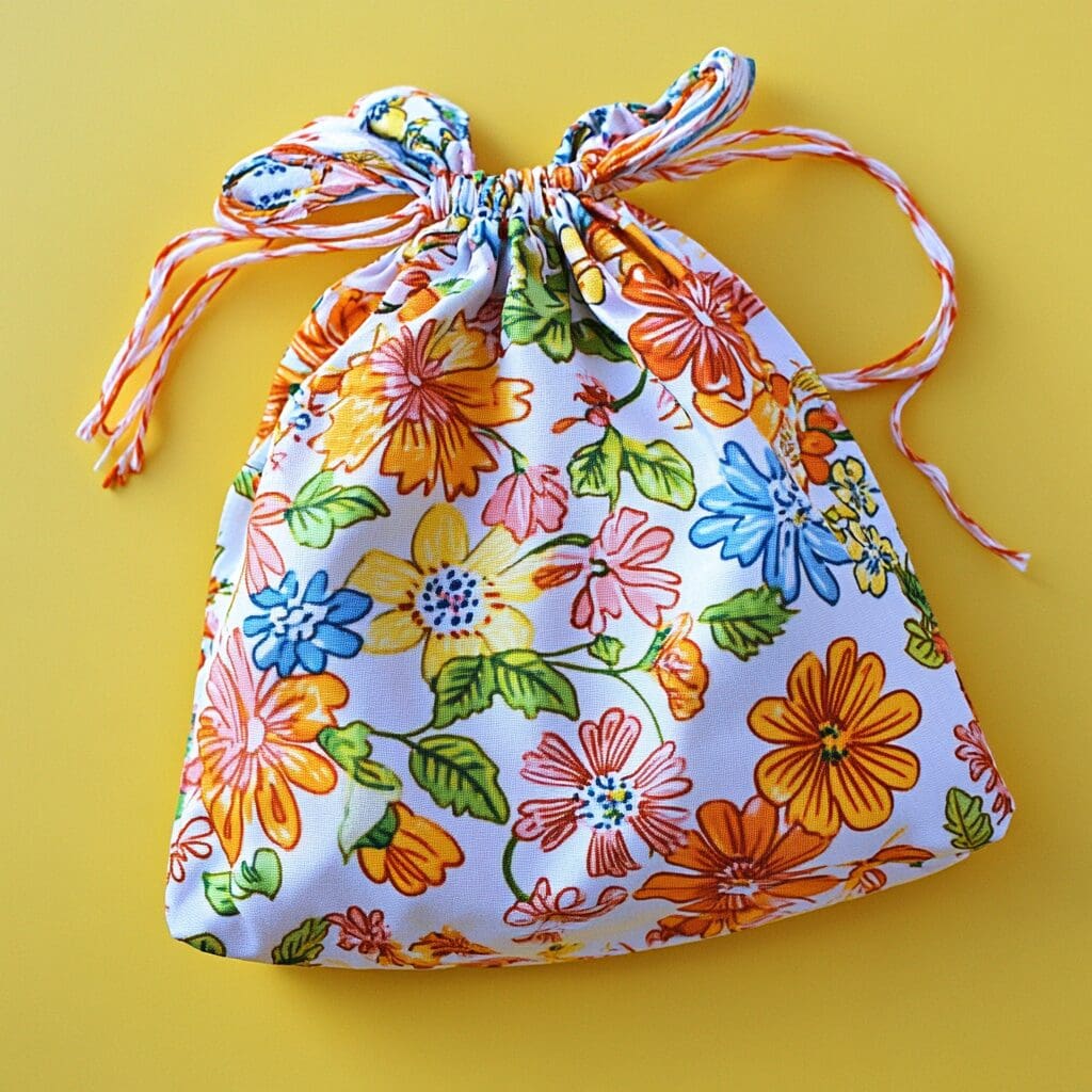 Simple drawstring bag 1