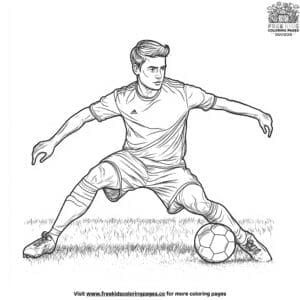 Soccer Practice Coloring Pages