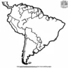 South America Map Coloring Pages