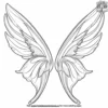 Sparkling Fairy Wings Coloring Pages