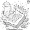 Spell Books and Scrolls Coloring Pages