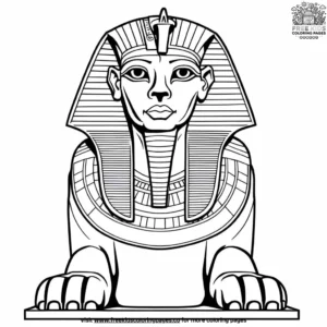 Sphinx of Egypt Coloring Pages