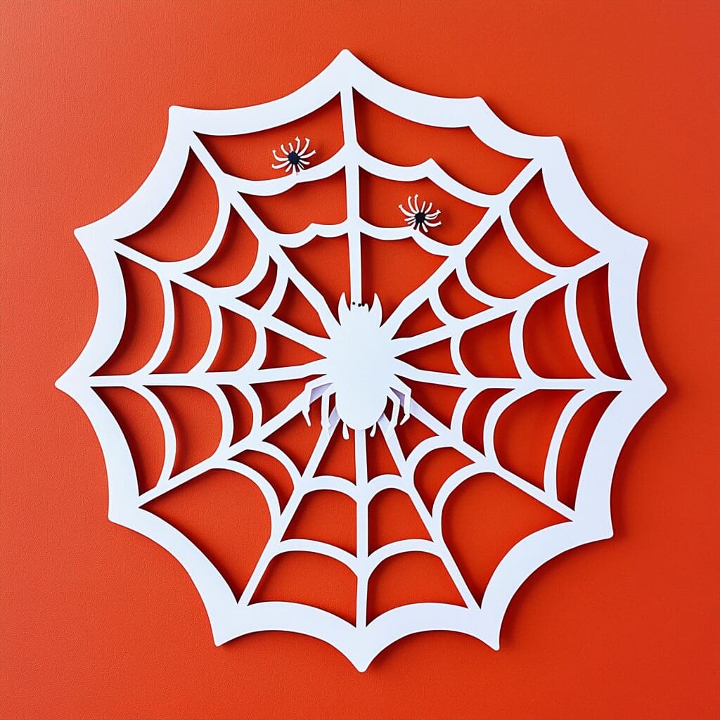 Spider web art and craft 2