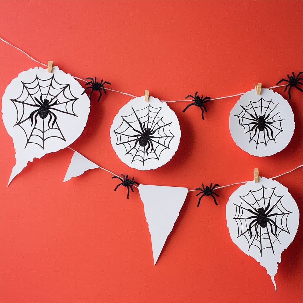 Spider web bunting 2