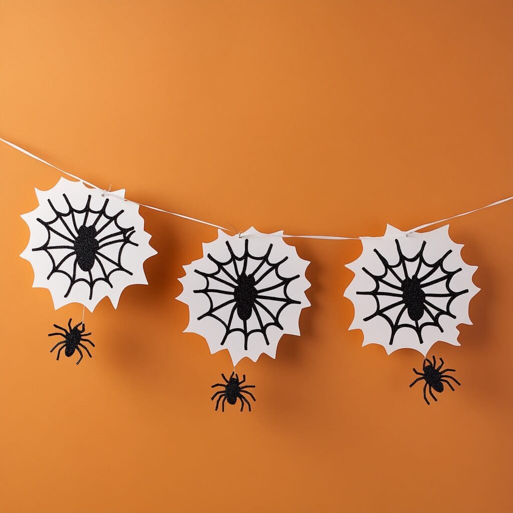 Spider web bunting 3