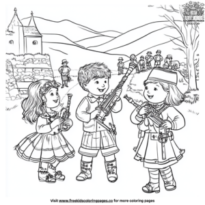 St. Patrick's Day Celebration Coloring Pages