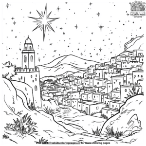 Star of bethlehem coloring pages