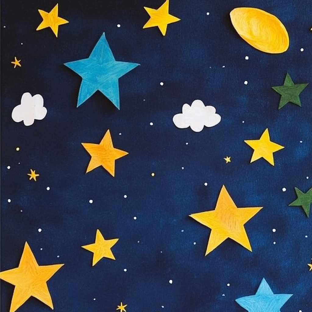 Starry night wall art 2