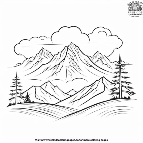 Summit serenity coloring pages