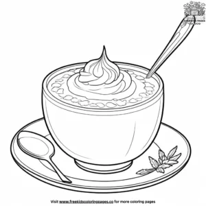 Sweet Arroz con Leche Coloring Pages