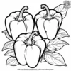 Sweet Bell Peppers Coloring Pages