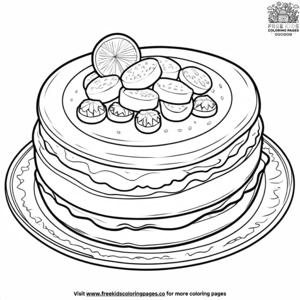 Sweet mazapan delights coloring pages