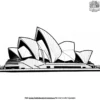 Sydney Opera House Coloring Pages